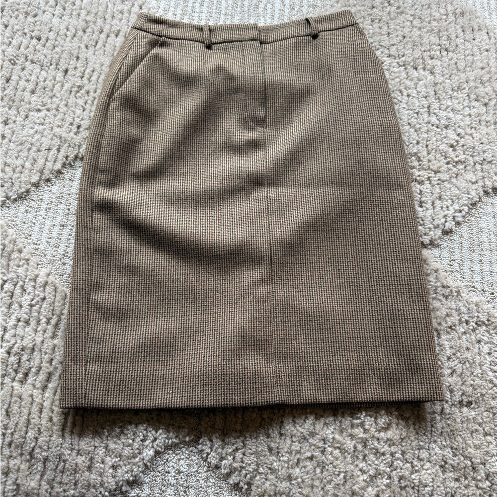 Vintage Lauren Ralph Lauren Houndstooth Pencil Skirt